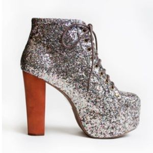 J. Campbell Platform Glitter Shoe